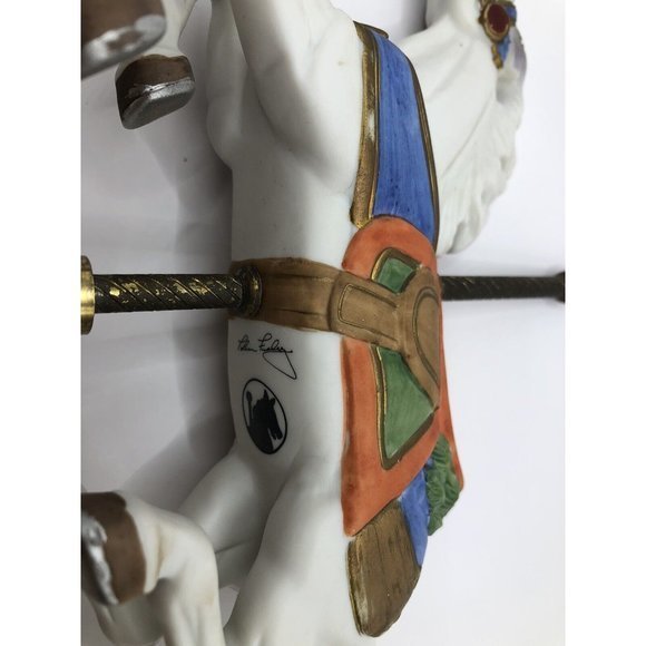 Vintage American Carousel Horse Tobin Fraley Willitts Ltd Edition Music Box 5967 - Picture 5 of 5